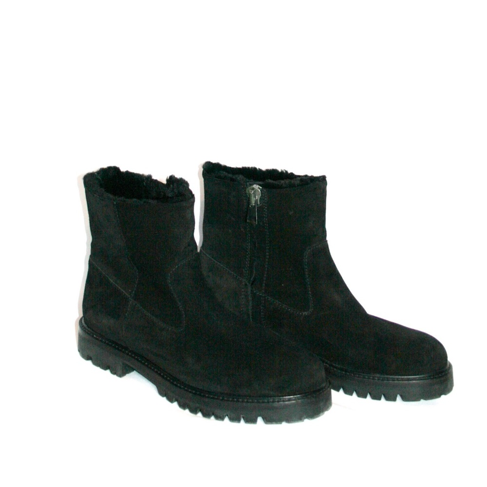 Vince - Sherpa Lined Ankle Boots